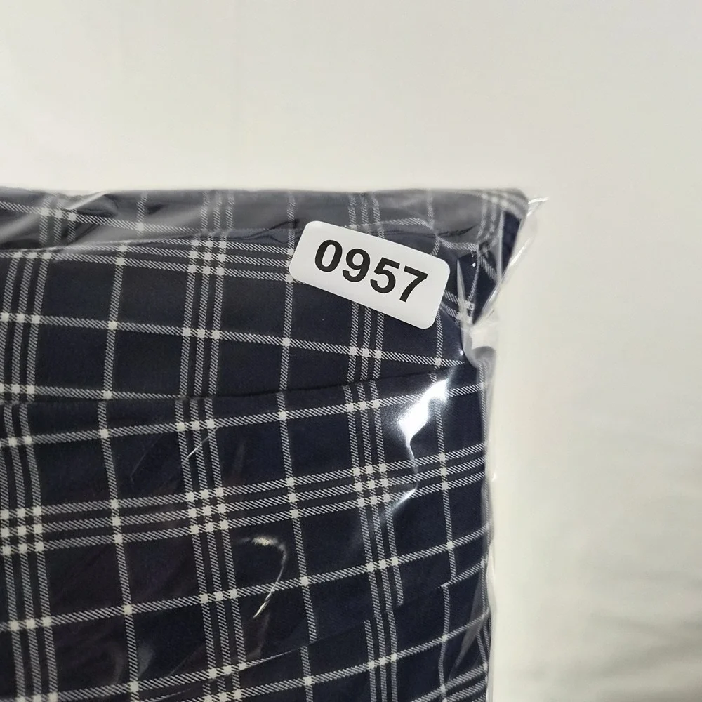 Polo Ralph Lauren‎ Navy Plaid Button Up Shirt Preppy Dark Academia L